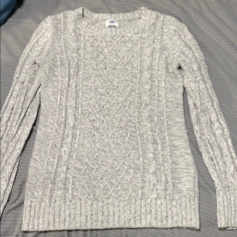 Gray sweater